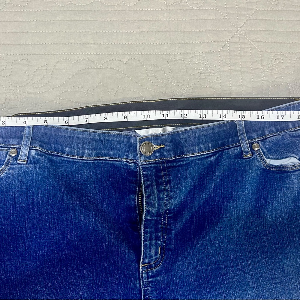 CJ Banks 18w stretch jeans w/ elastic waist - Picture 5 of 6